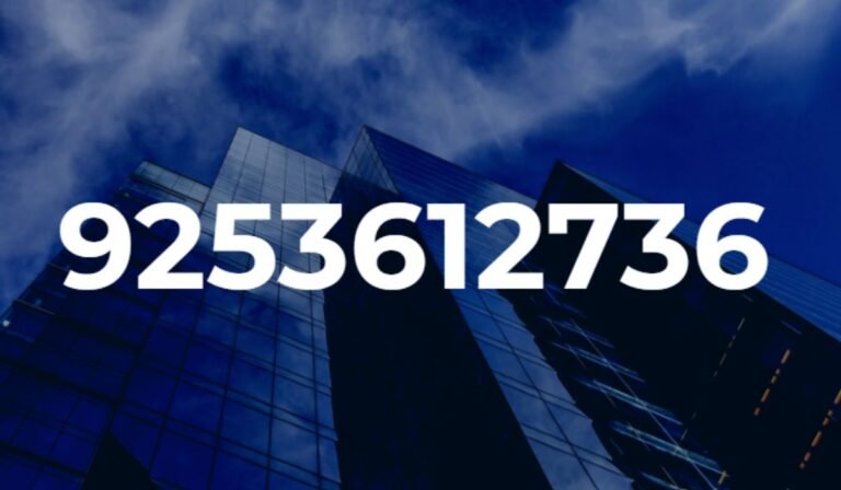 9253612736: Phone Number Details, Meaning, and What You Should Know 9253612736